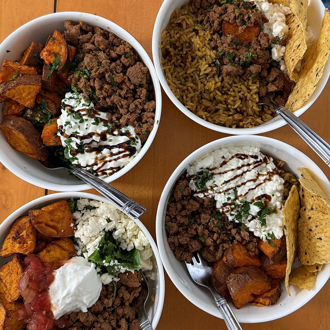 Ground Turkey Sweet Potato Bowls