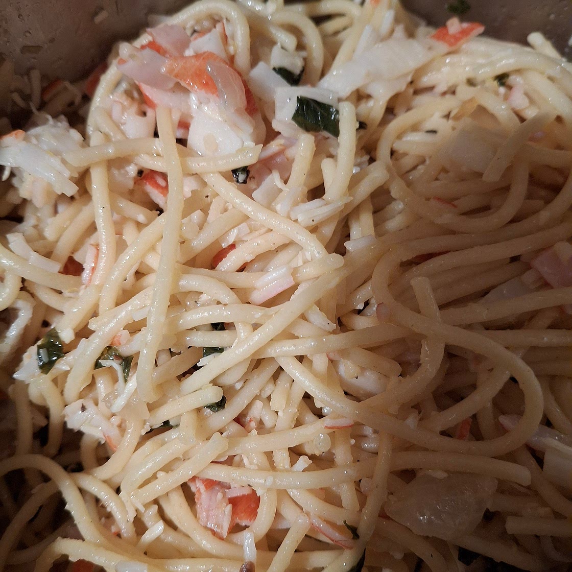 Crab Spaghetti al limone