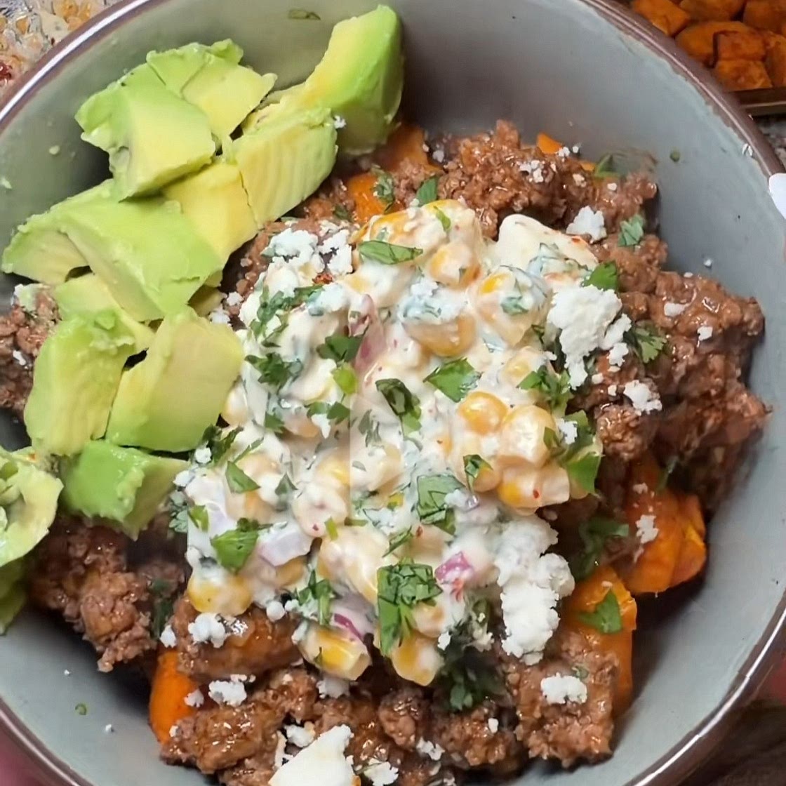 Street Corn Sweet Potato Bowls