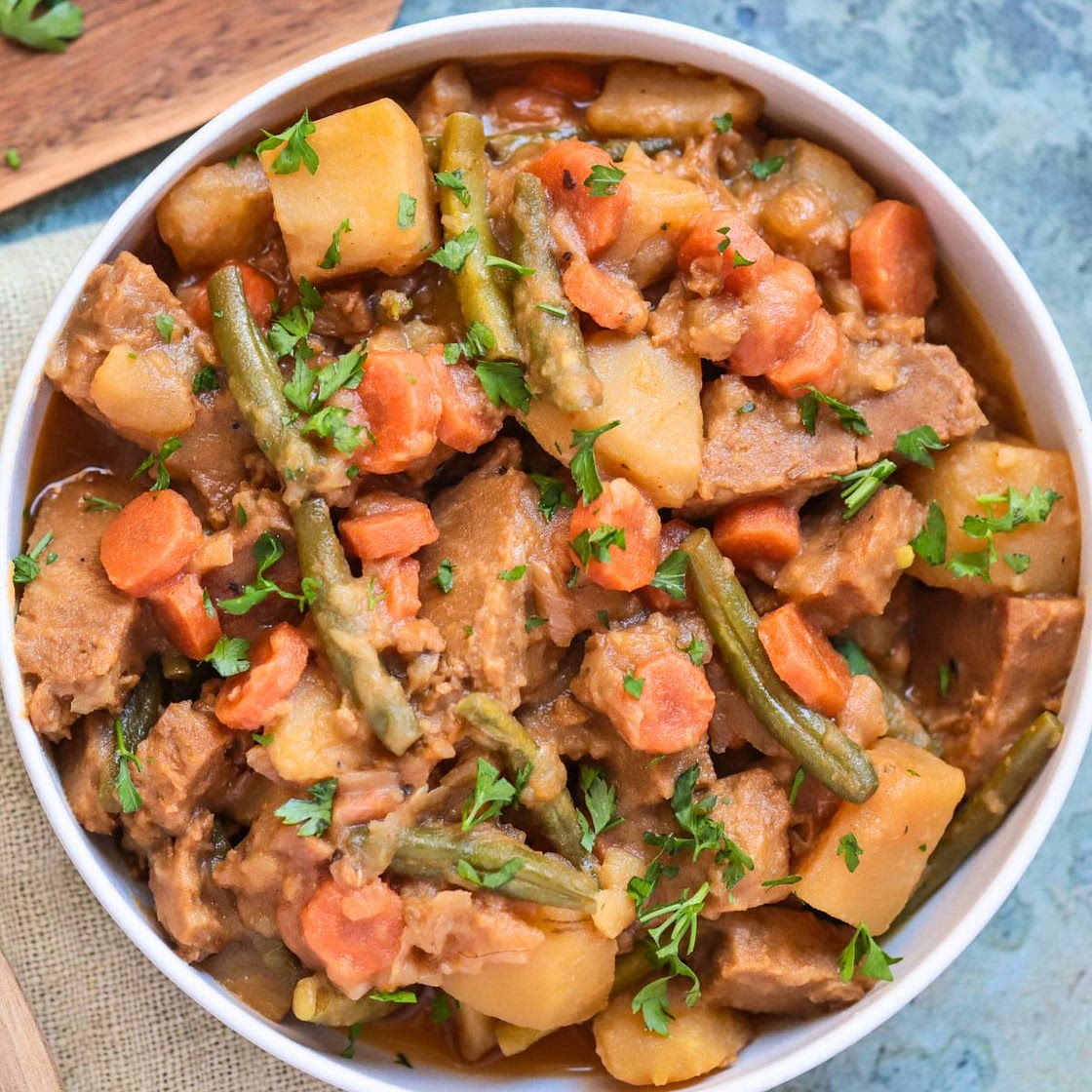 Seitan and Vegetable Stew