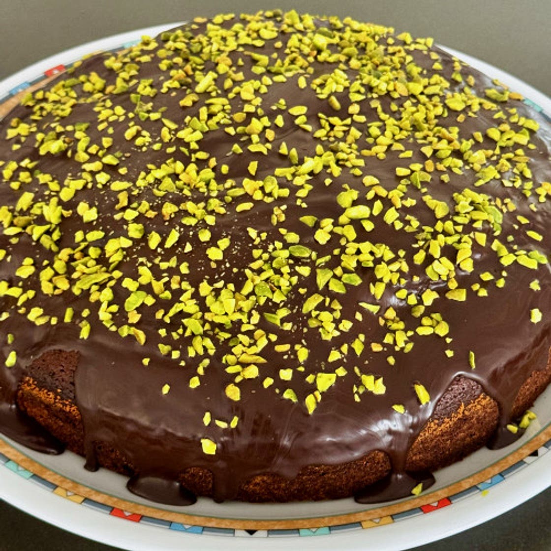 Pineapple marzipan cake