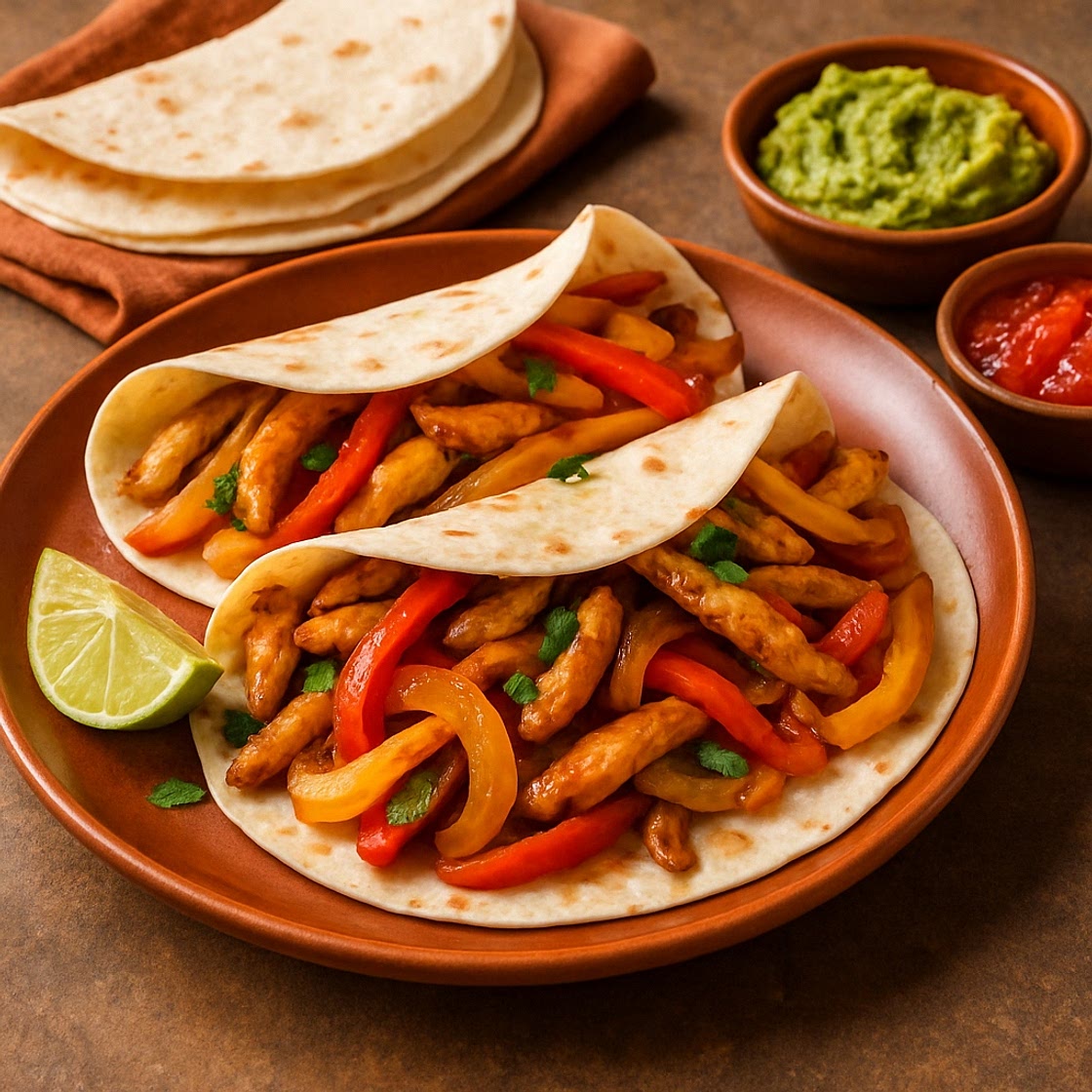 Fajitas de pollo