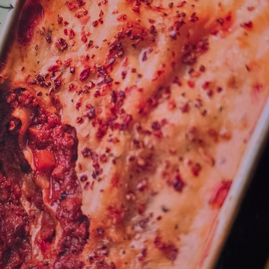 Beef lasagne