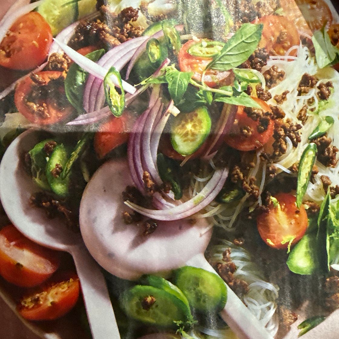 Thai style beef salad