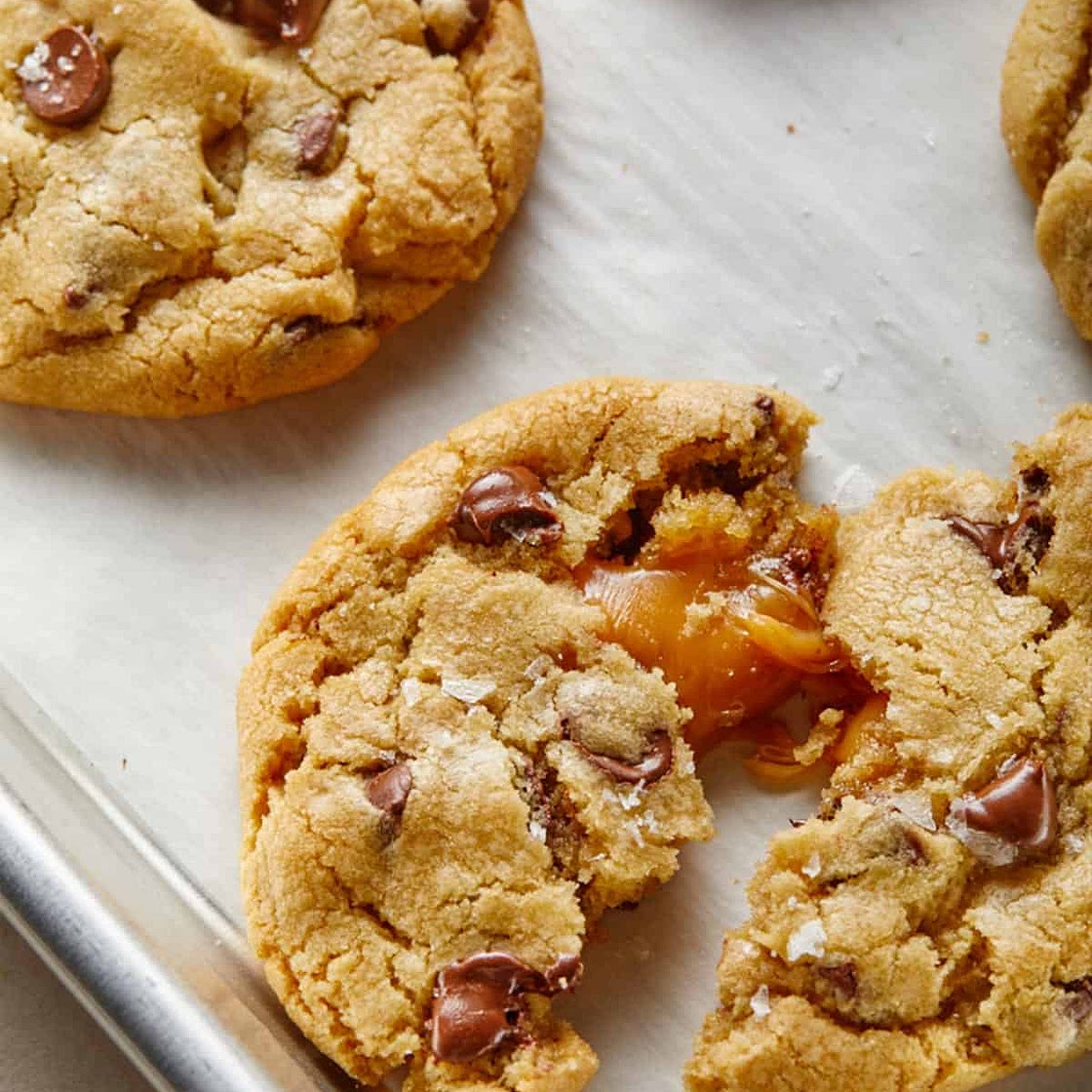 Salted Caramel Chocolate Chip Cookies Recipe