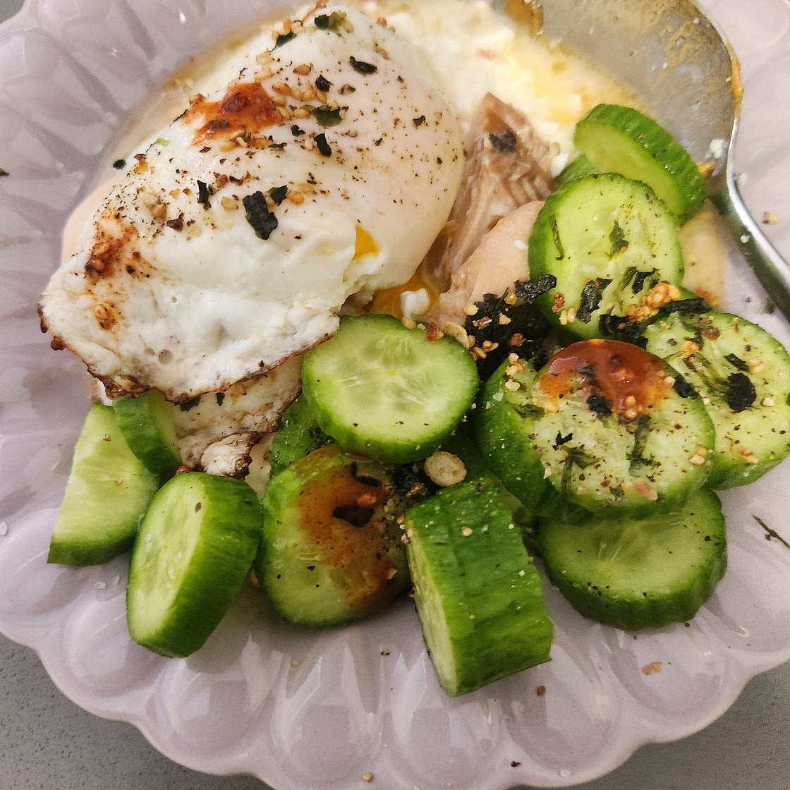 Savory Salmon and Cottage Cheese Bowl