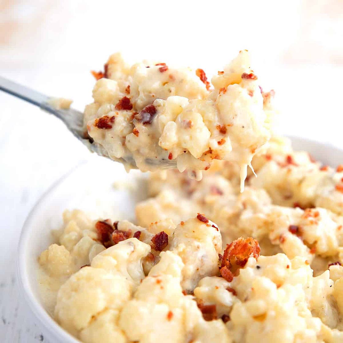 Slow Cooker Pepper Jack Cauliflower