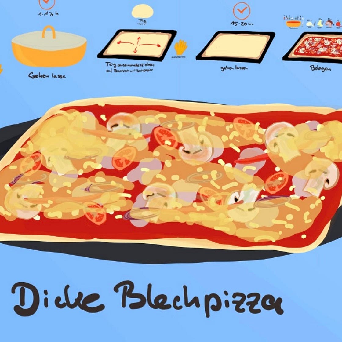 Loaded Sheet Pan Pizza