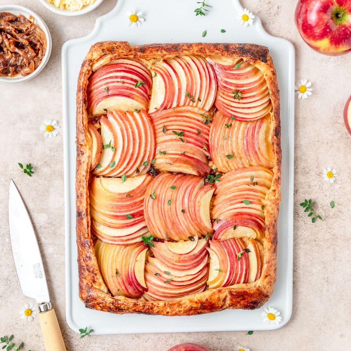Apple Cheddar Galette