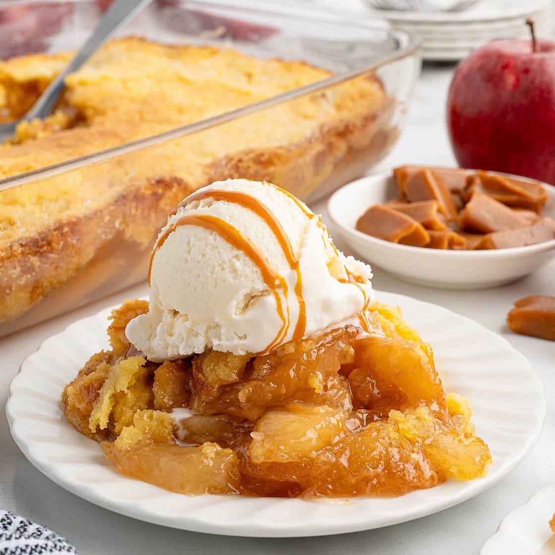 Caramel Apple Dump Cake