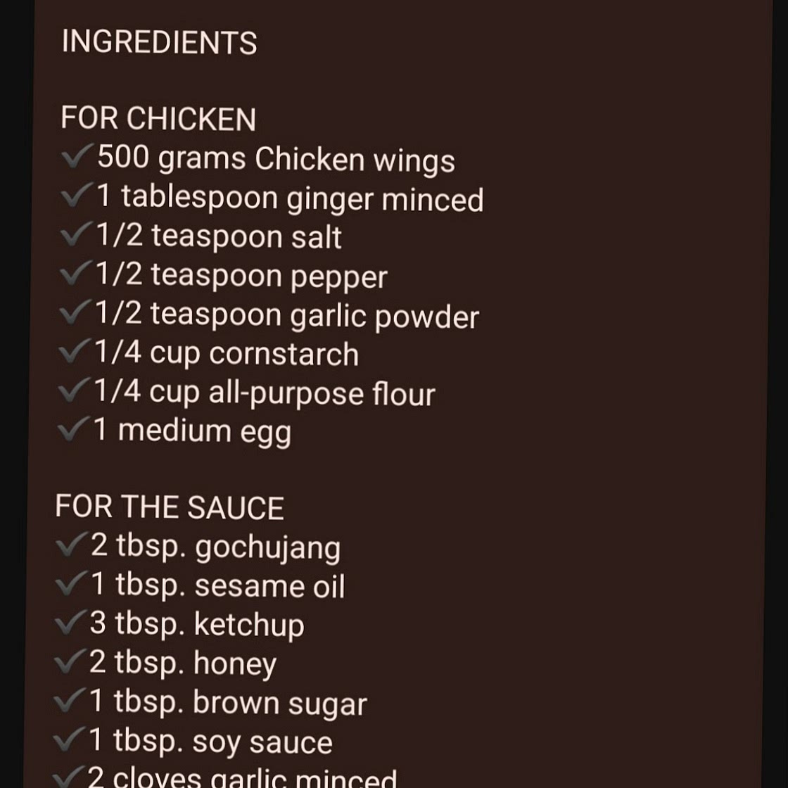 Korean Fried Chicken Wings