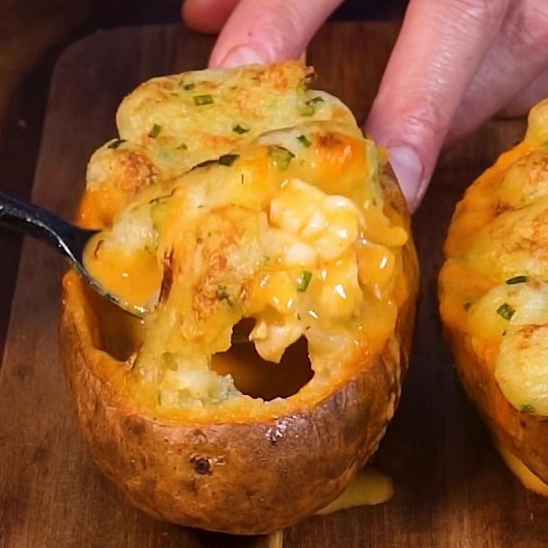 Lobster Bisque Twice-Baked Potatoes