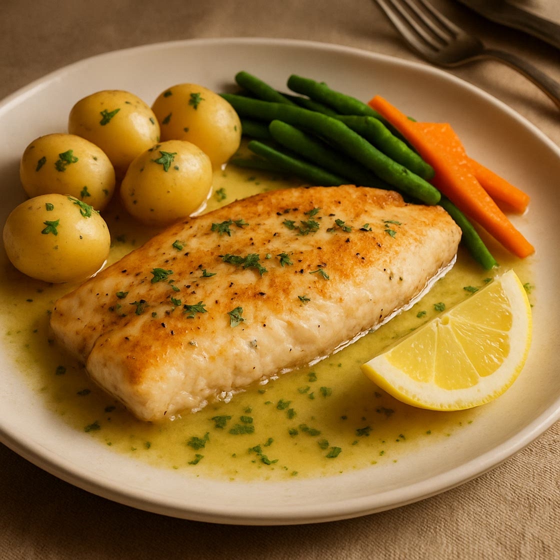 Pescado al vino blanco