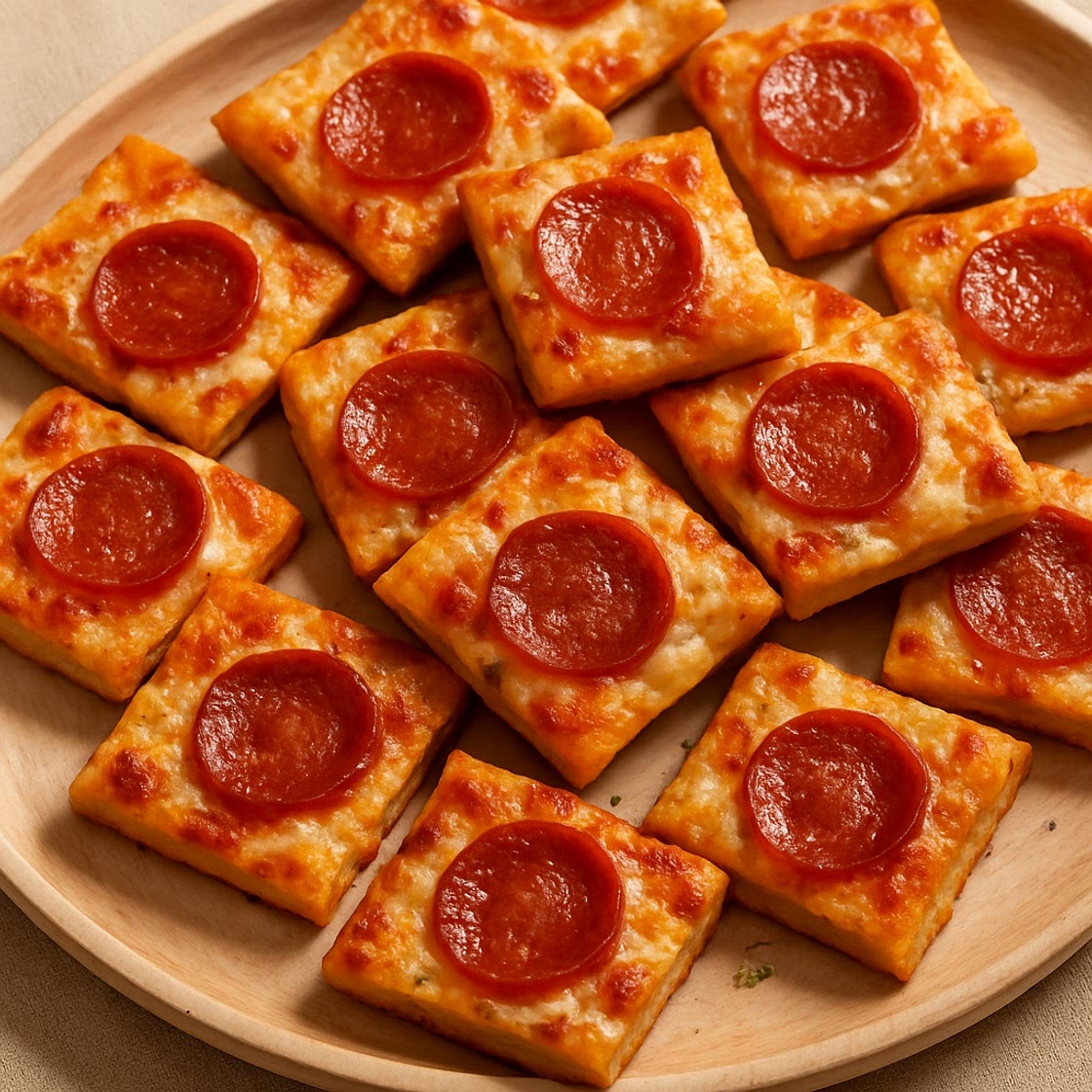 Cuadraditos de ‘Pepperoni’