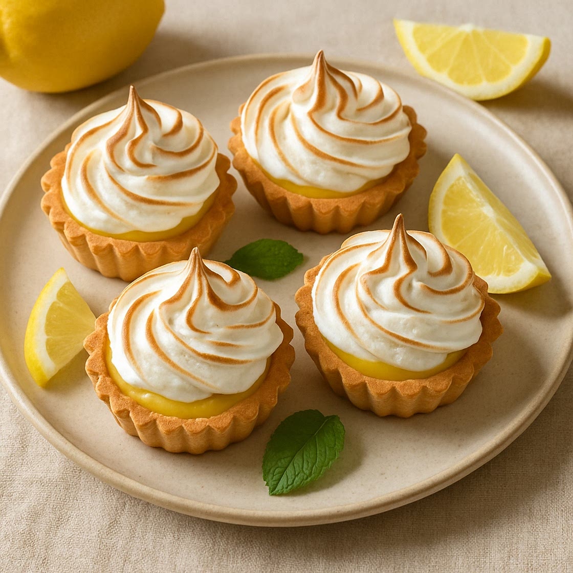 Tortitas de limón y merengue