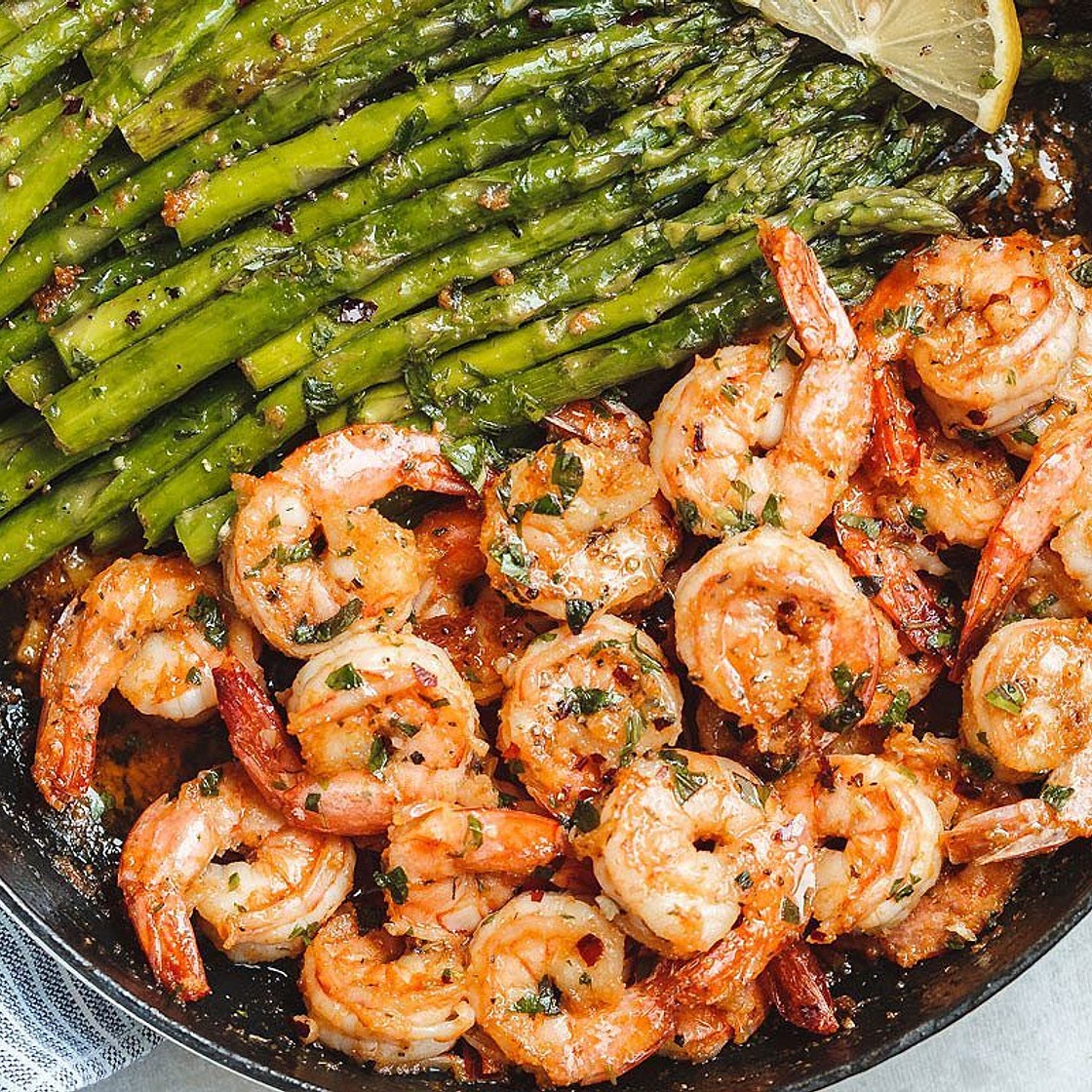 Shrimp and Broccoli Foil Packs