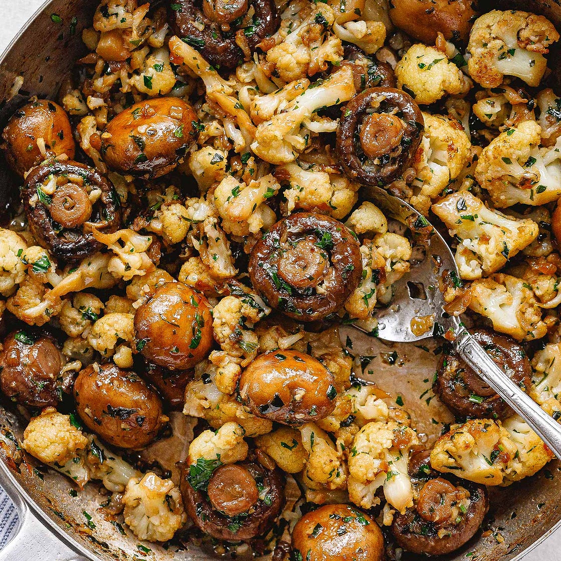 Grilled General Tso’s Cauliflower Kabobs