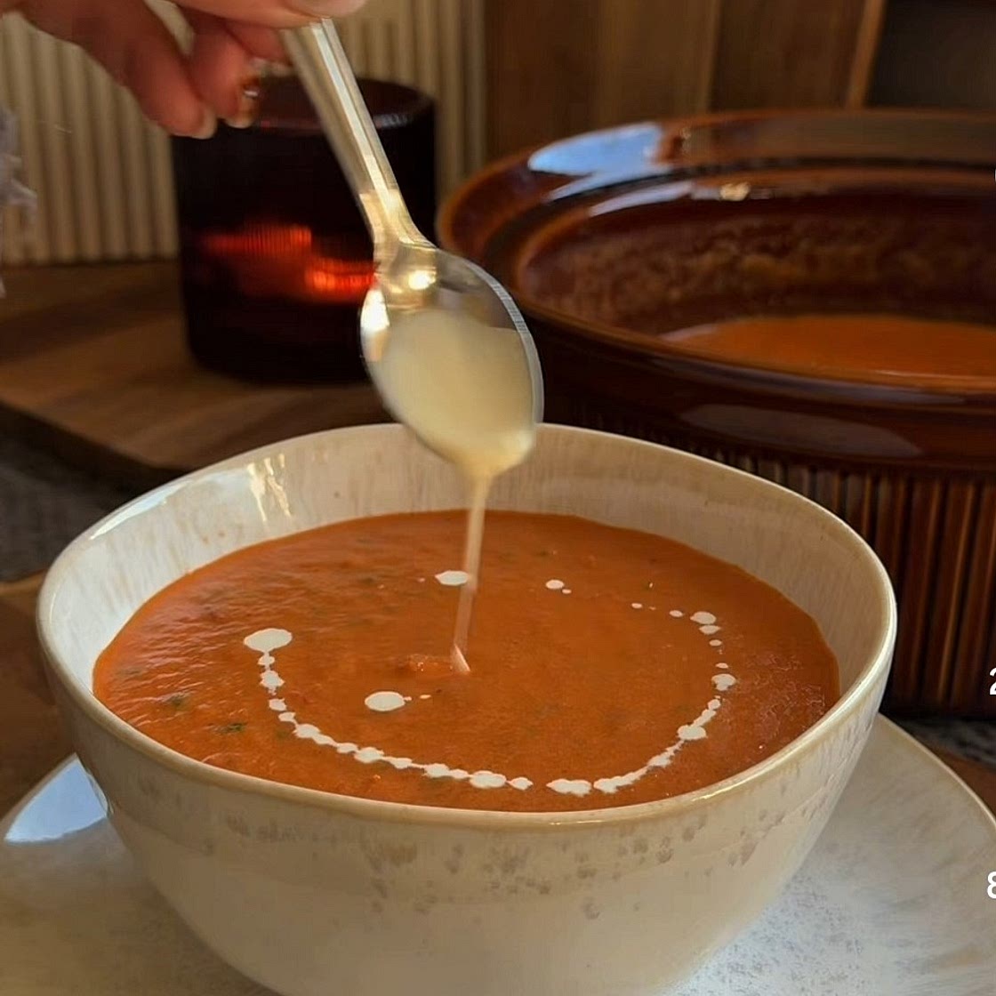 Roasted Tomato & Red Pepper Soup