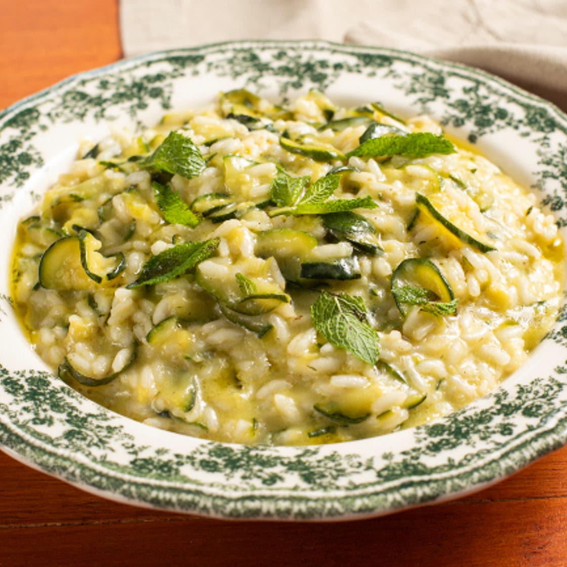 Risotto con zucchine