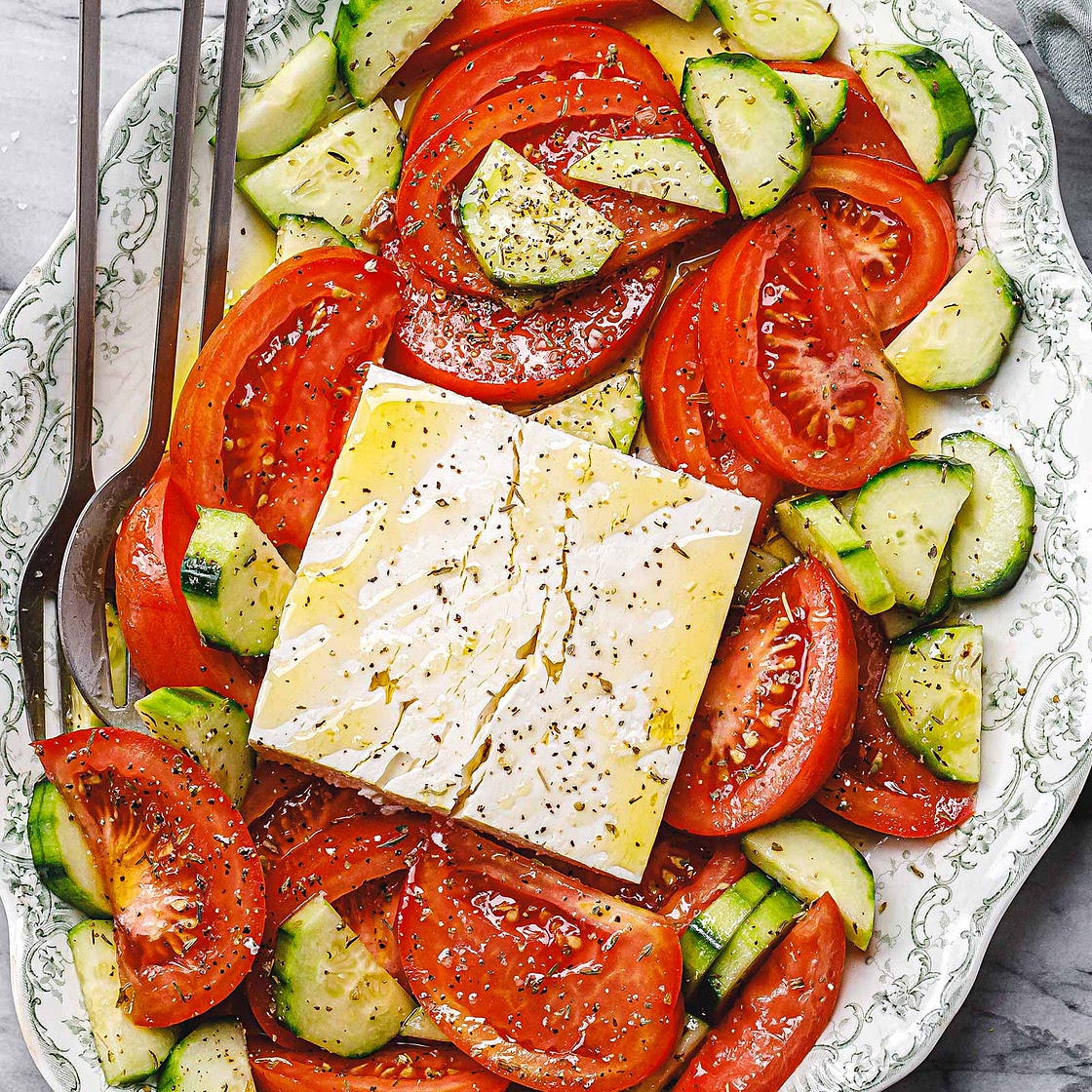 Tomato Cucumber Salad Recipe