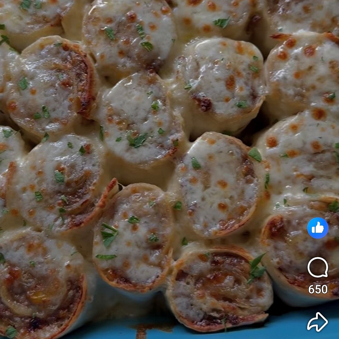 Baked Cheeseburger Tortilla Roll-Ups (with Sauce)