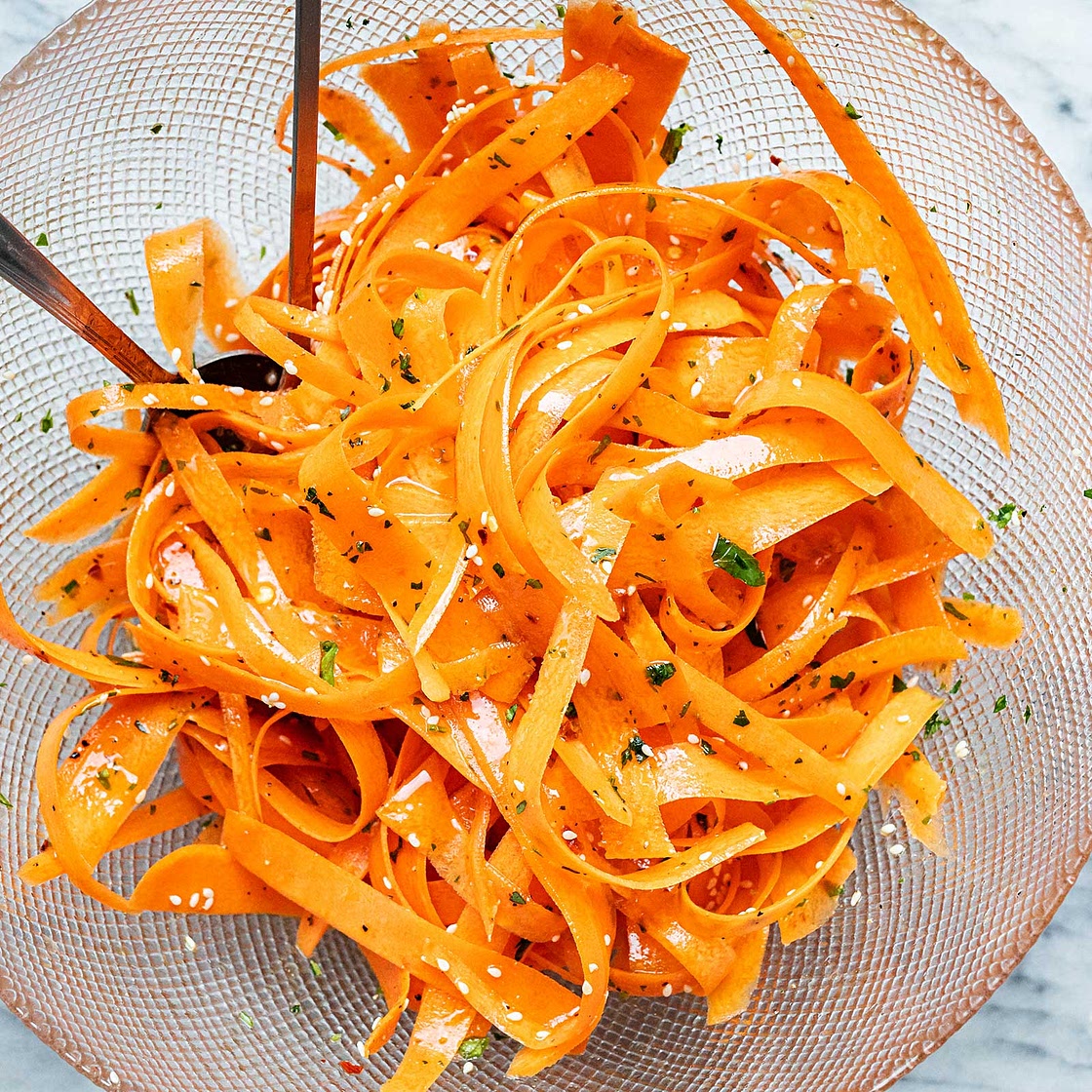 Shredded Carrot Salad