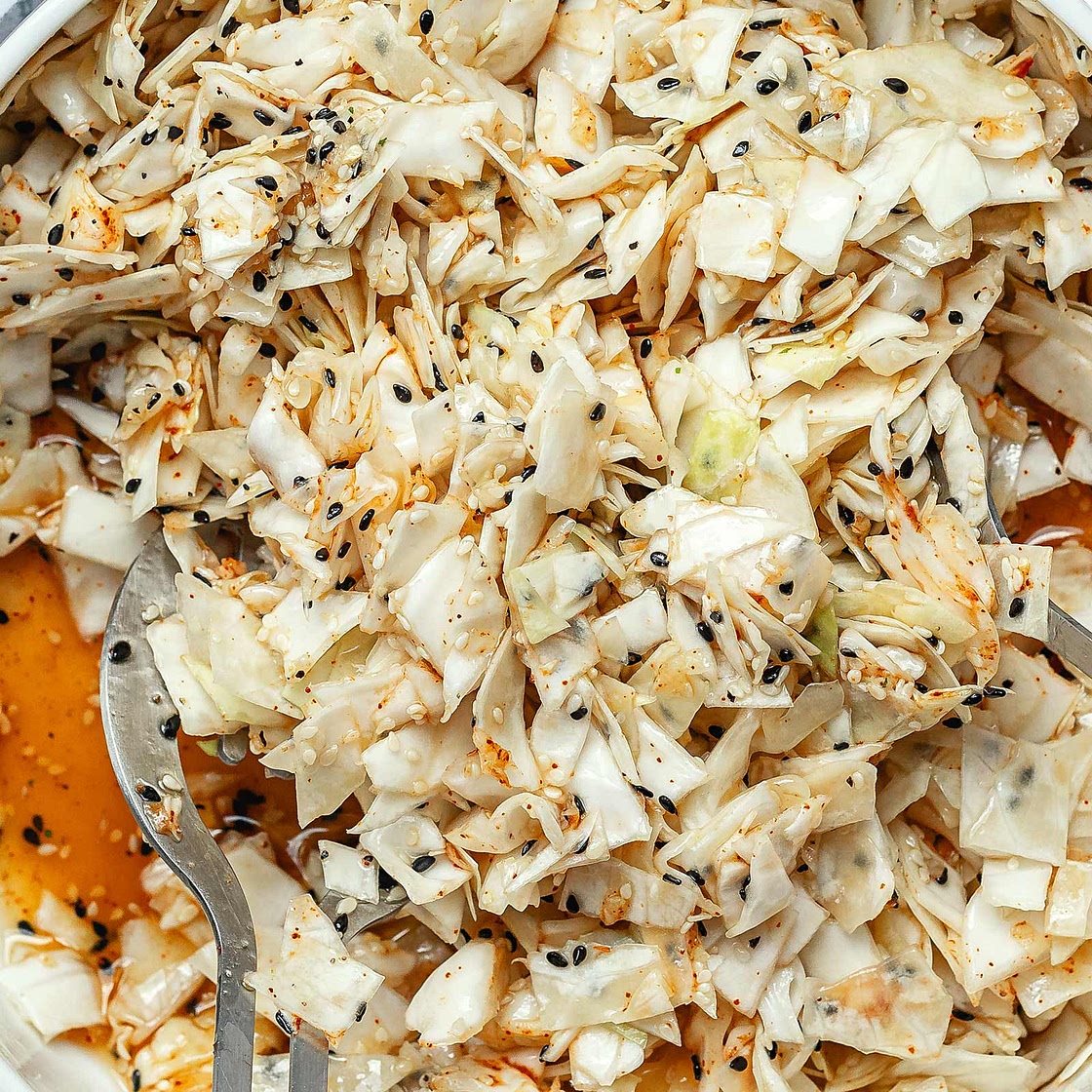 Fried Cabbage with Sausage