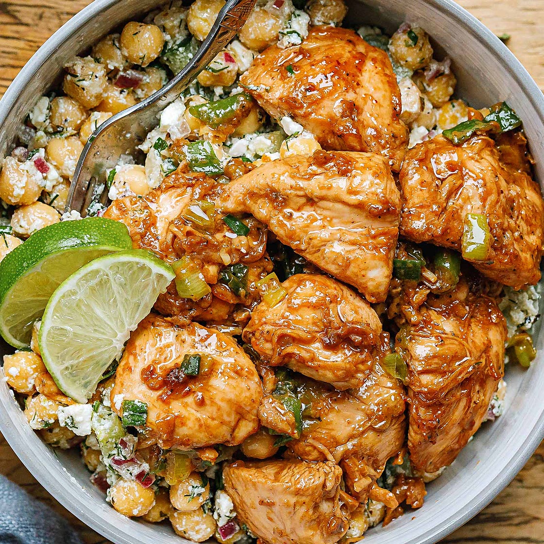 Greek Chicken Meal Prep Bowls