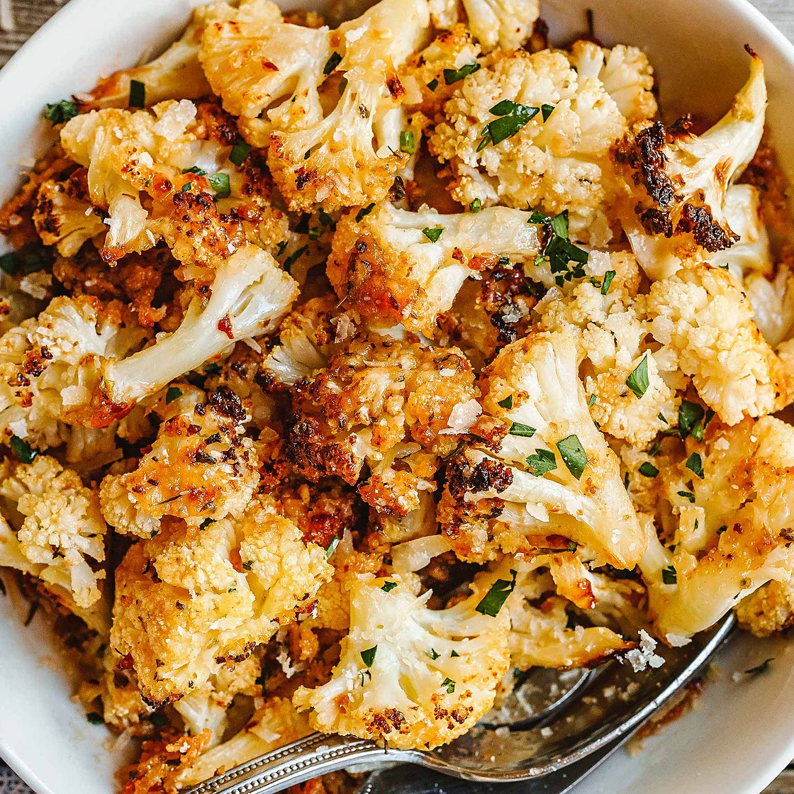 Grilled General Tso’s Cauliflower Kabobs