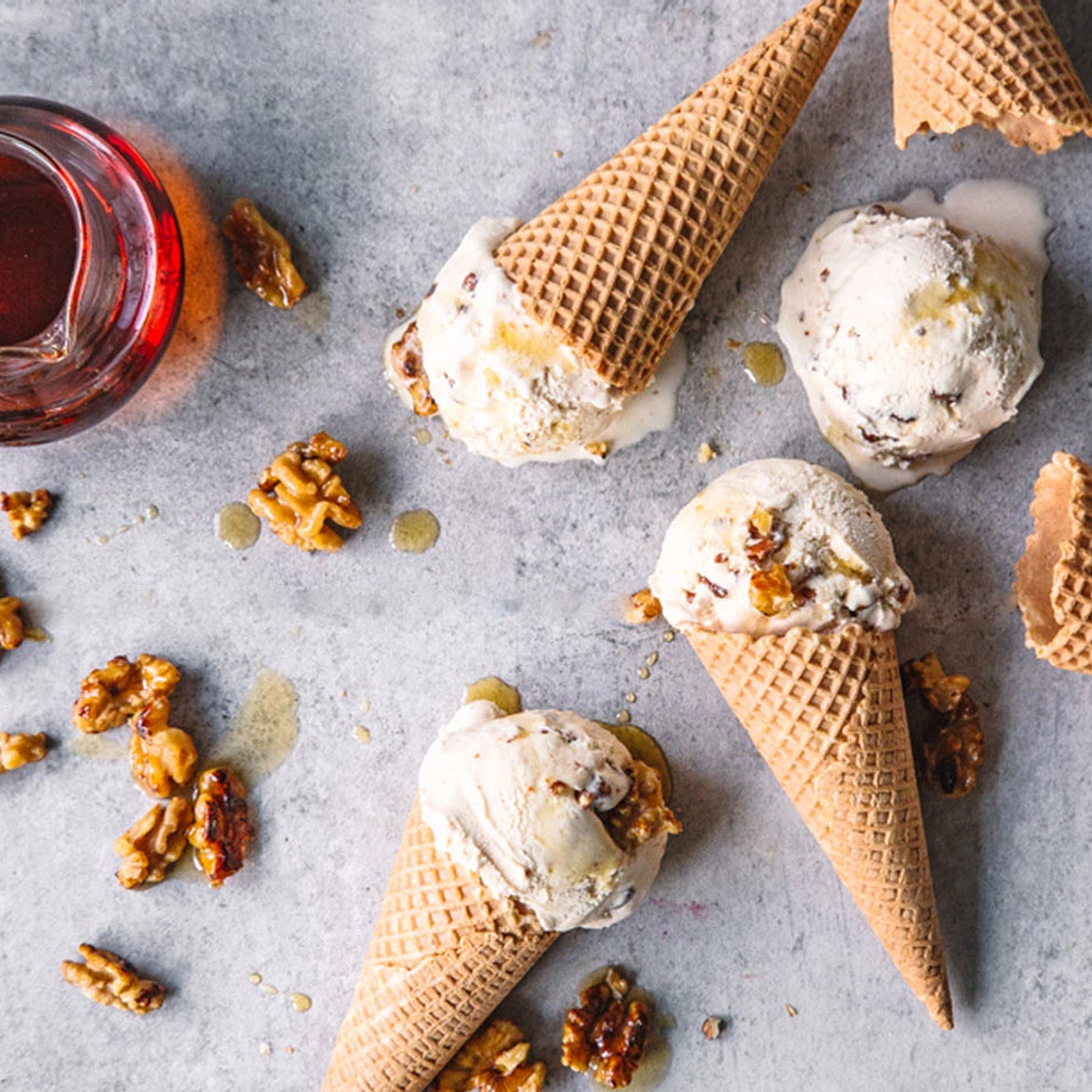 Maple Walnut Eiscreme