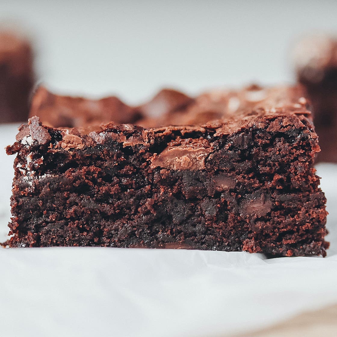 Dark Chocolate Espresso Brownies (vegan)