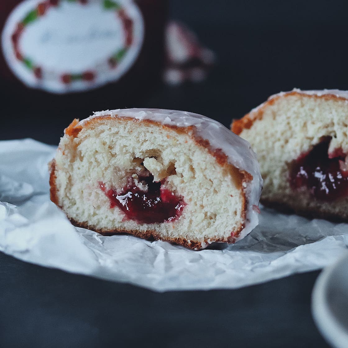 Vegane Berliner / Krapfen