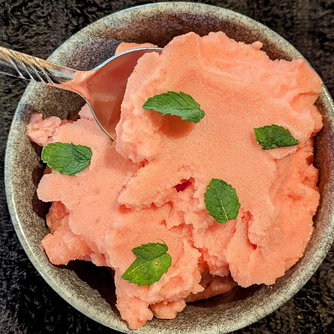 3 Ingredient Watermelon Sorbet