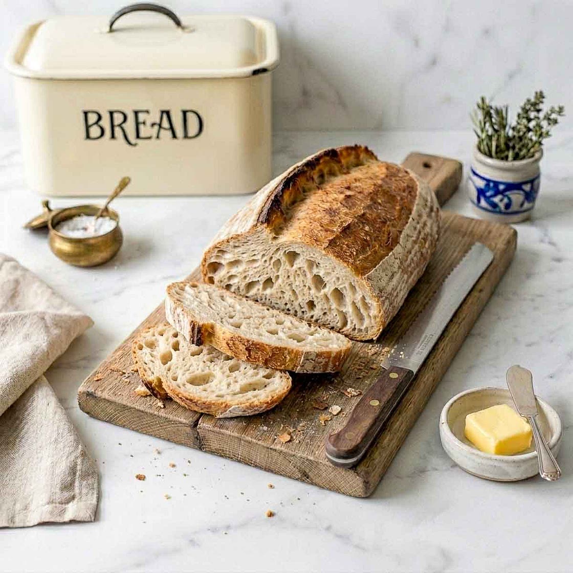 Same-Day Sourdough Bread