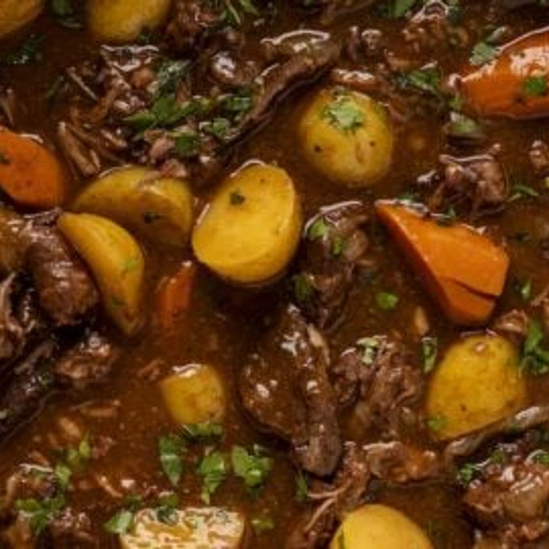 Beef Stew with Carrots & Potatoes