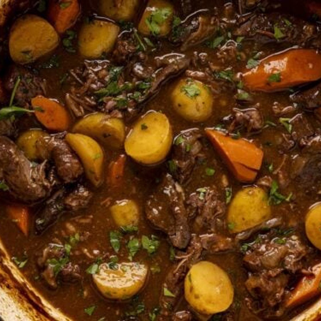 Beef Stew with Carrots & Potatoes