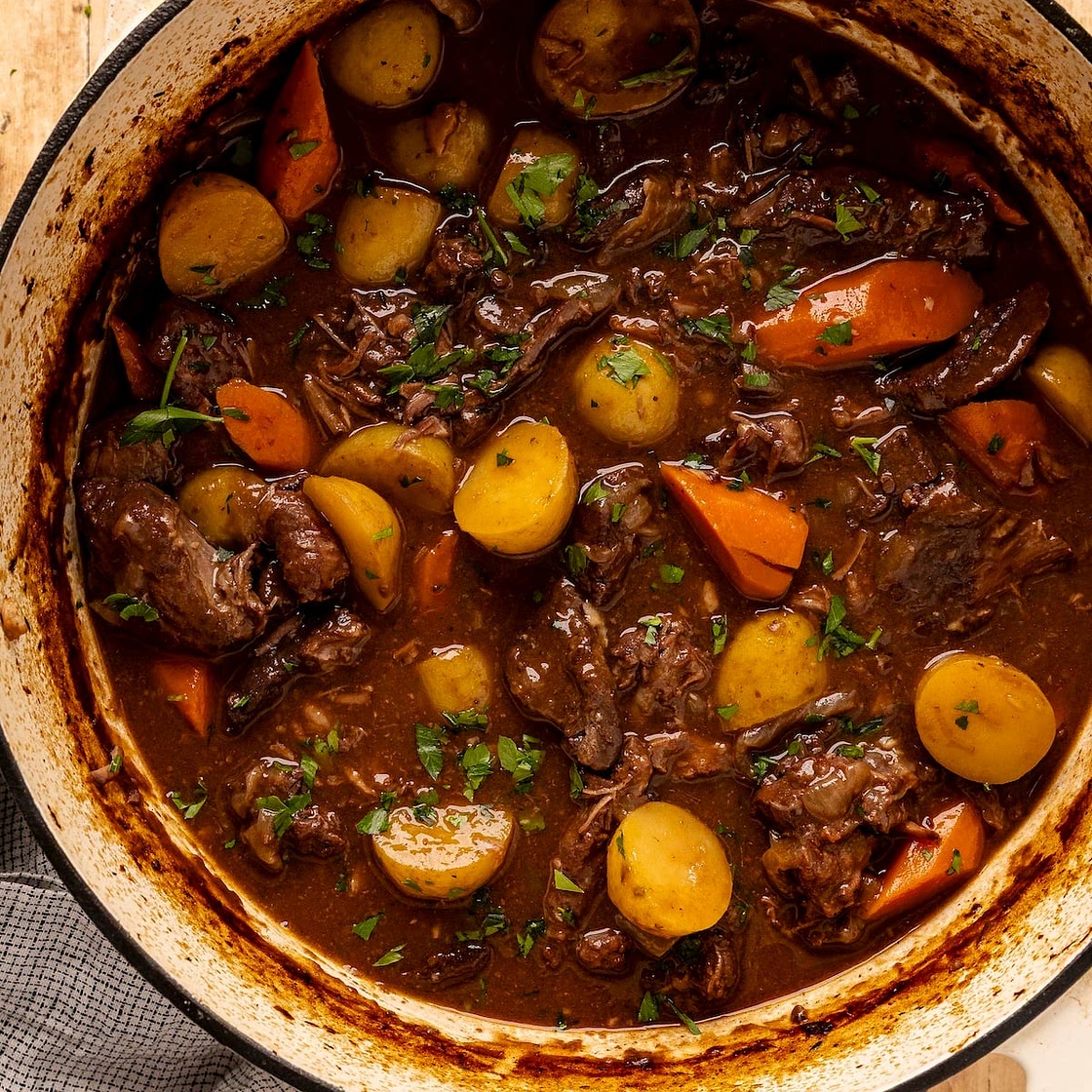Beef Stew with Carrots & Potatoes