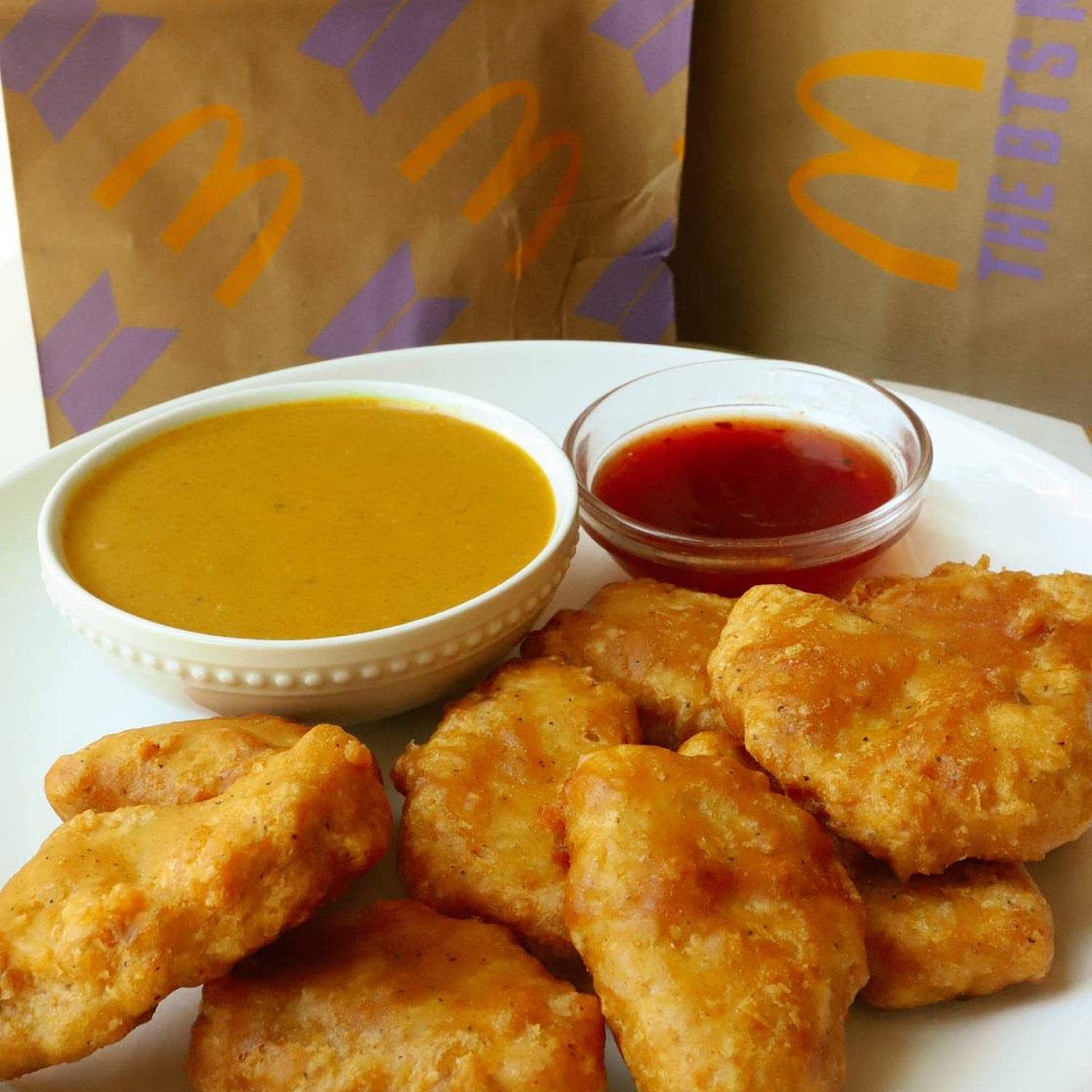 McDonald’s Chicken Nuggets and Cajun Sauce – BTS Meal