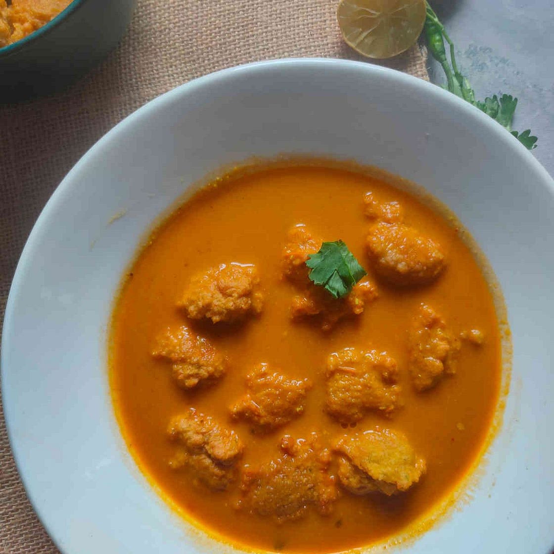 Easy Indian Lentil Meatballs With Gravy (Vegan + GF)