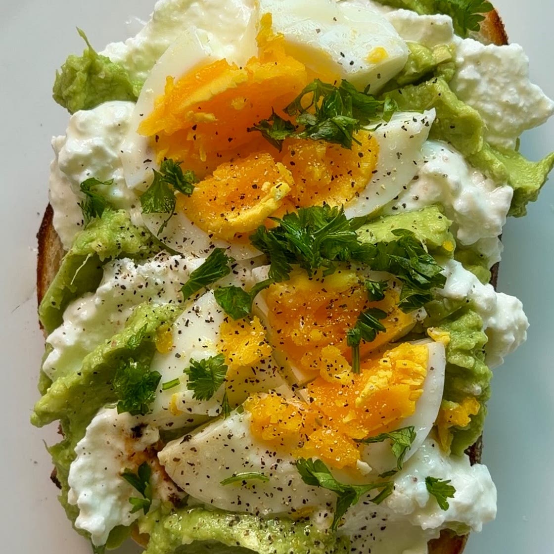 High Protein Avocado Toast