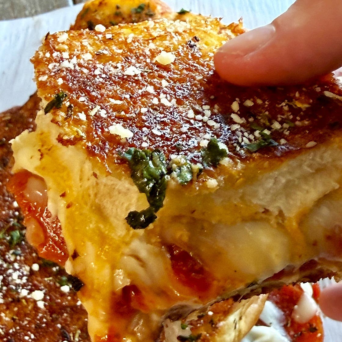 Blackstone Pizza Grilled Cheese Sliders