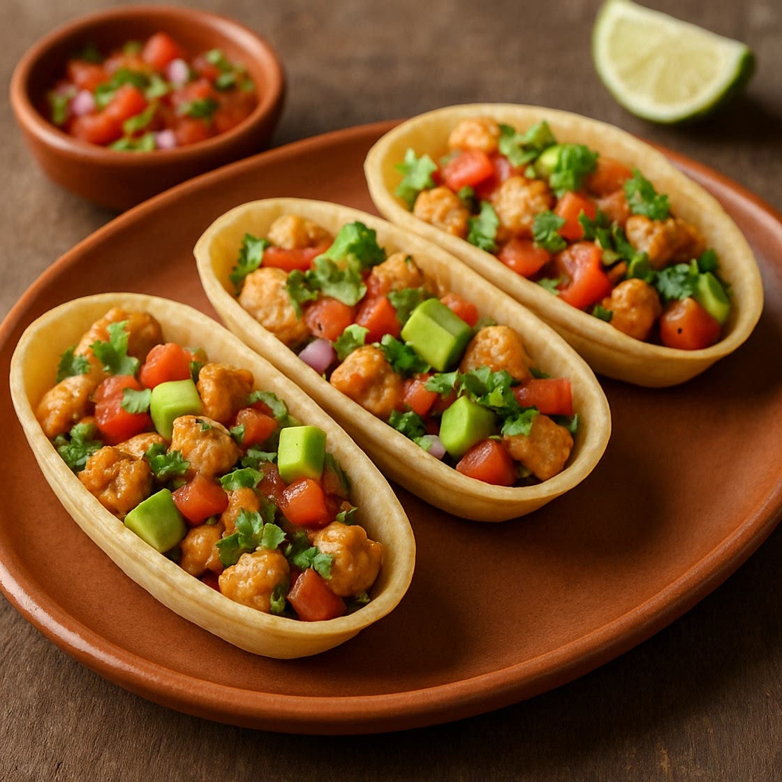 Barquitos de pollo