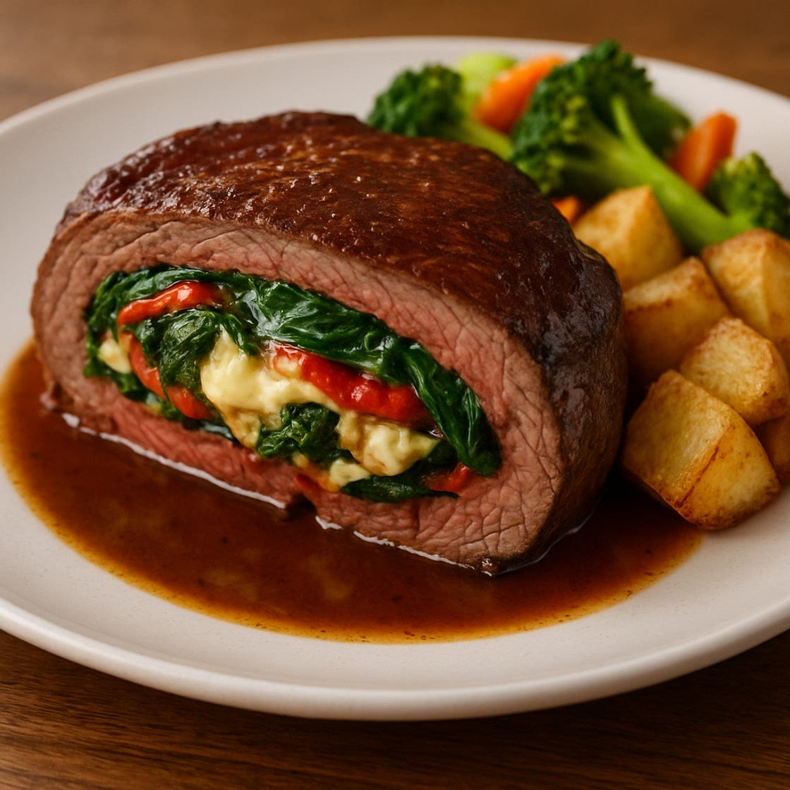 Filete relleno