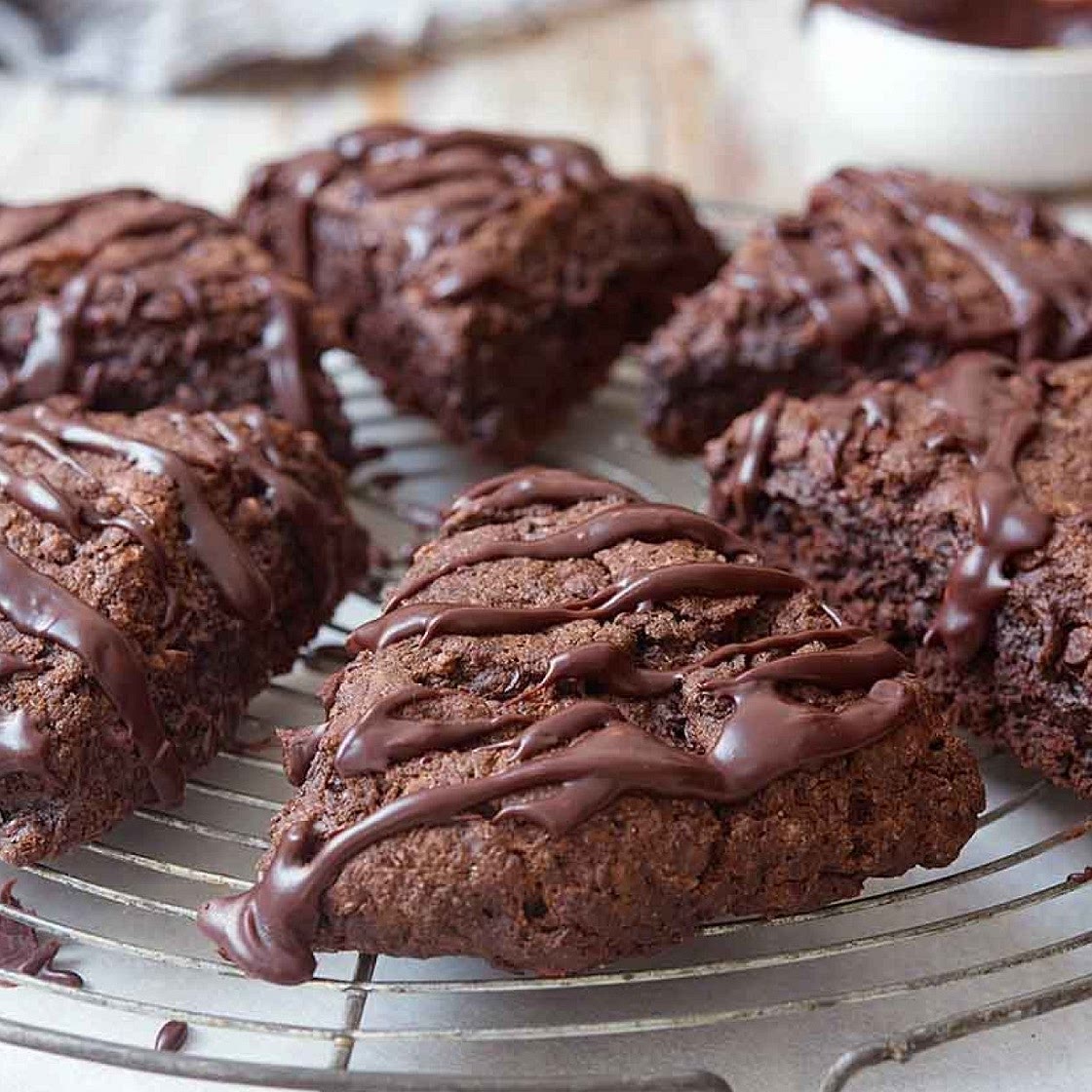 Triple Chocolate Scones