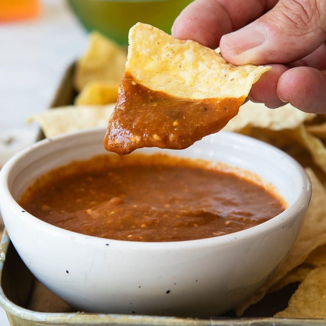 Chipotle Tomatillo-Red Chili Salsa (Copycat)