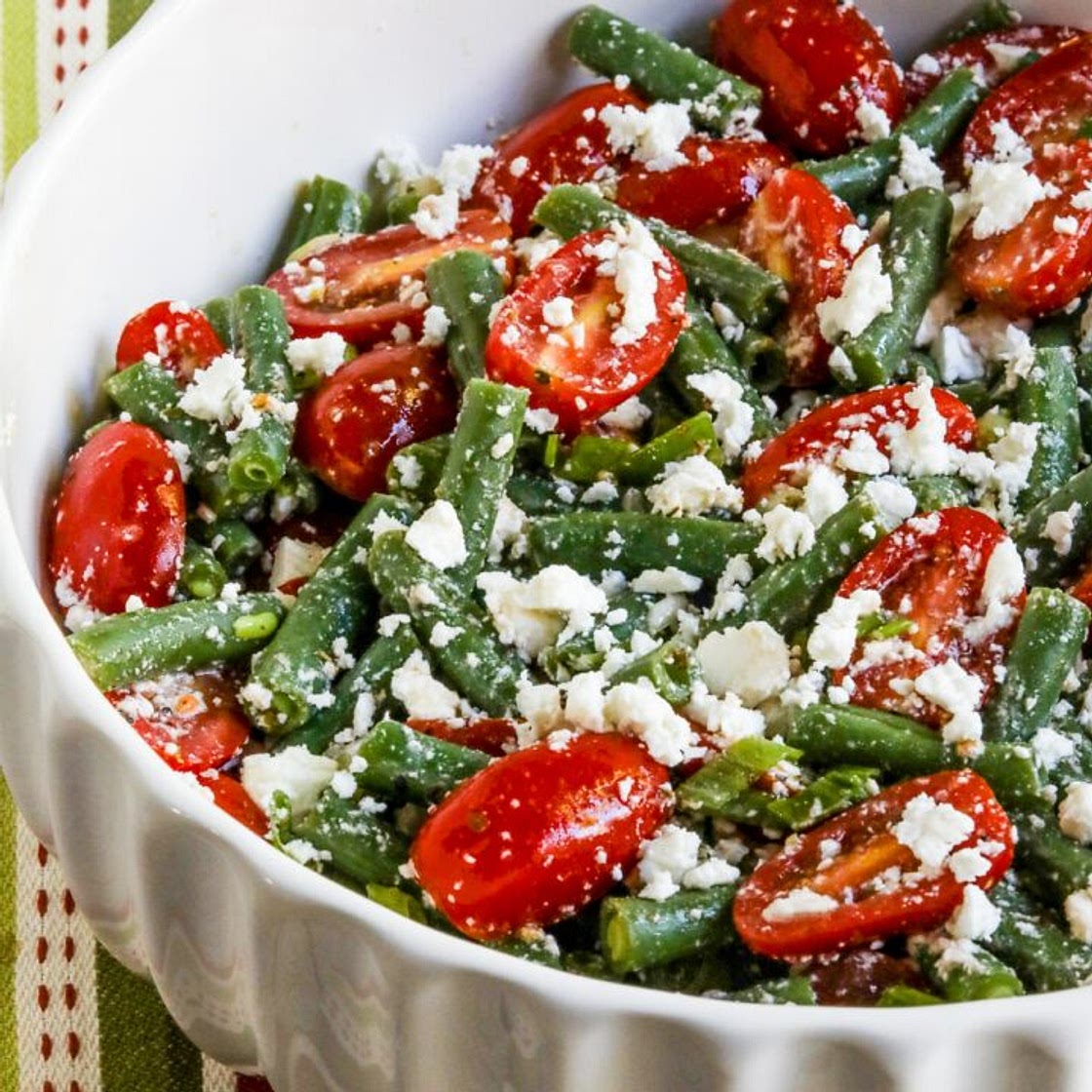 Green Bean Tomato Feta Salad
