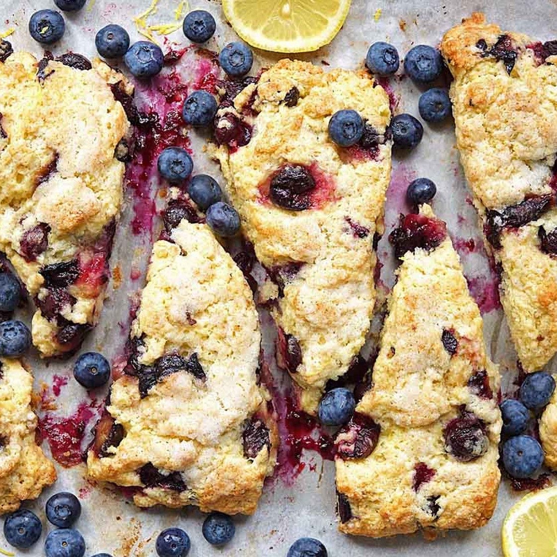 Lemon Blueberry Scones