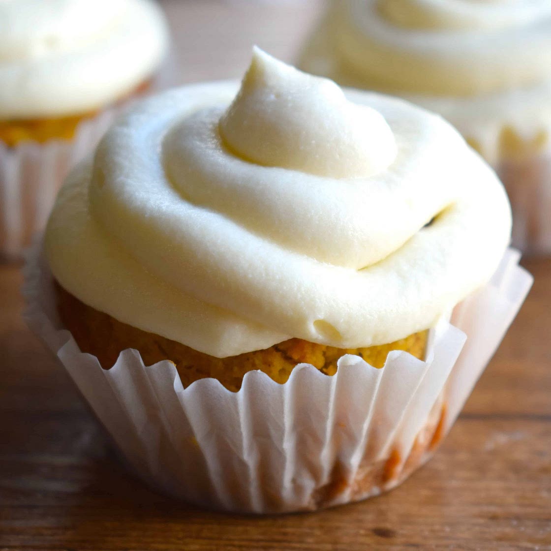 Keto Carrot Cupcakes