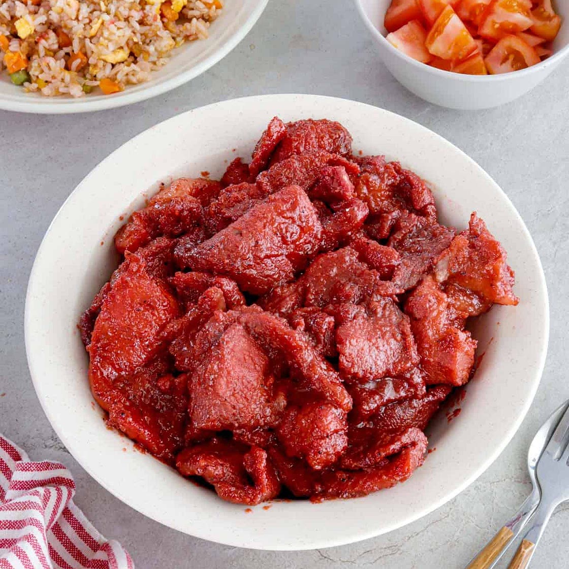 Homemade Pork Tocino