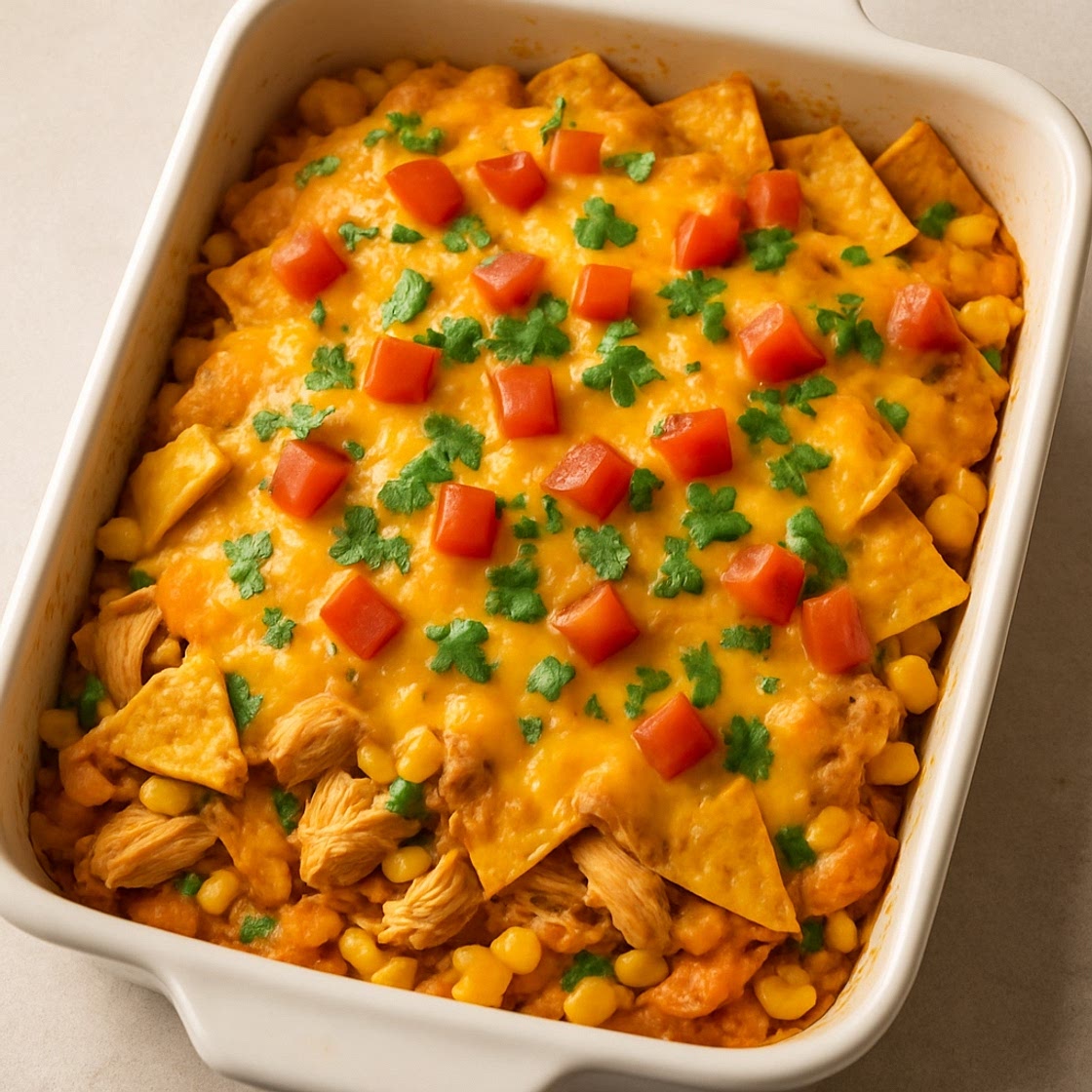 Chicken Taco Casserole